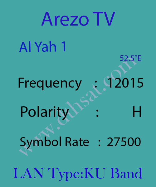 Arezo-TV-Frequency