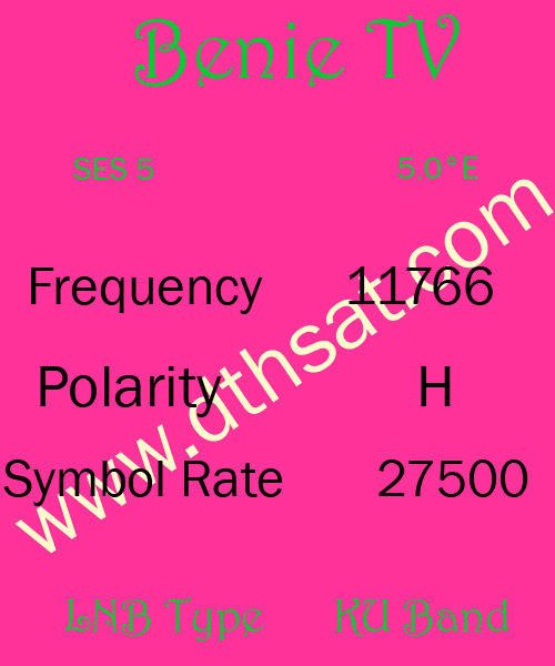 Benie-TV-Frequency