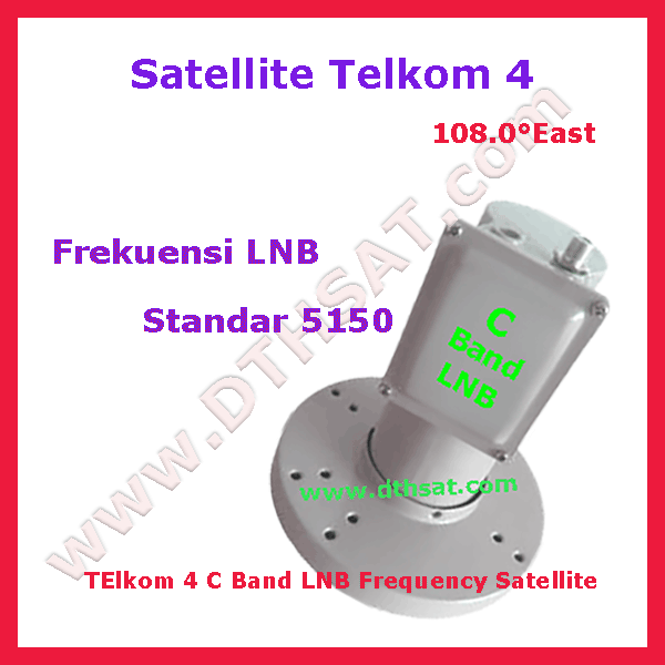 Frekuensi LNB Telkom 4 2024 Satelit 108°E List
