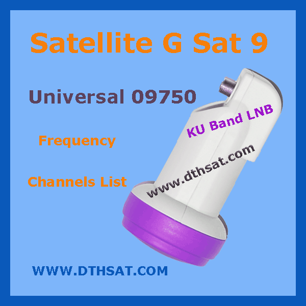 GSat-9-Satellite-LNB-Frequency