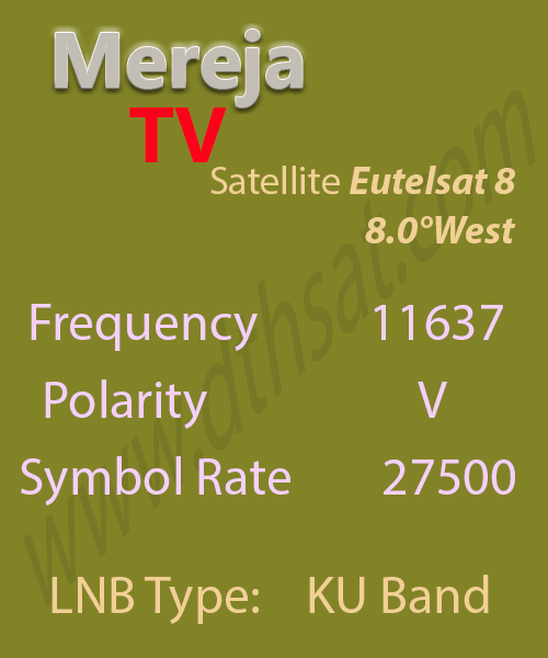 Mereja-TV-Frequency